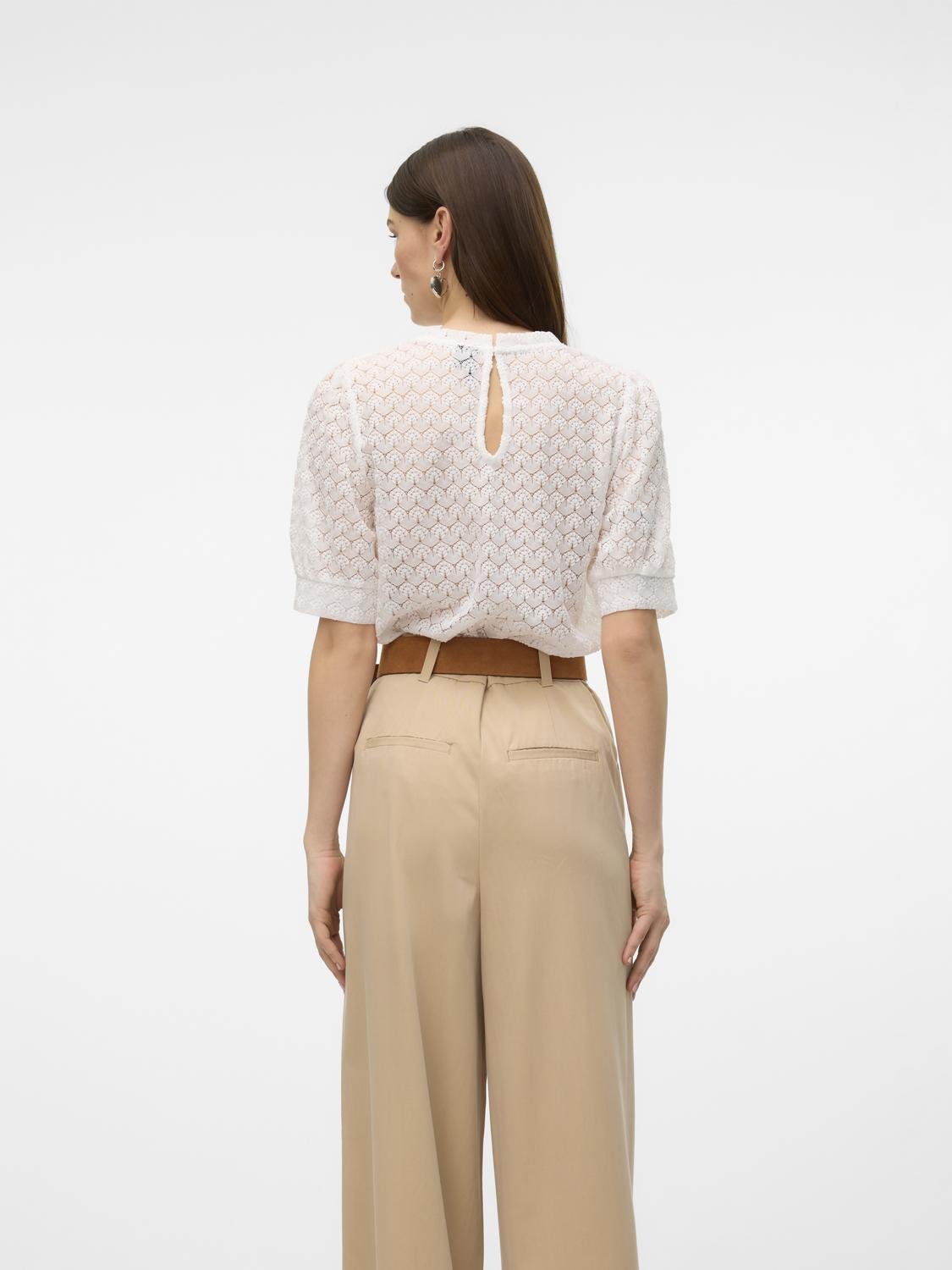 VMBECCA Top - Snow White - VERO MODA & VILA Bergvik